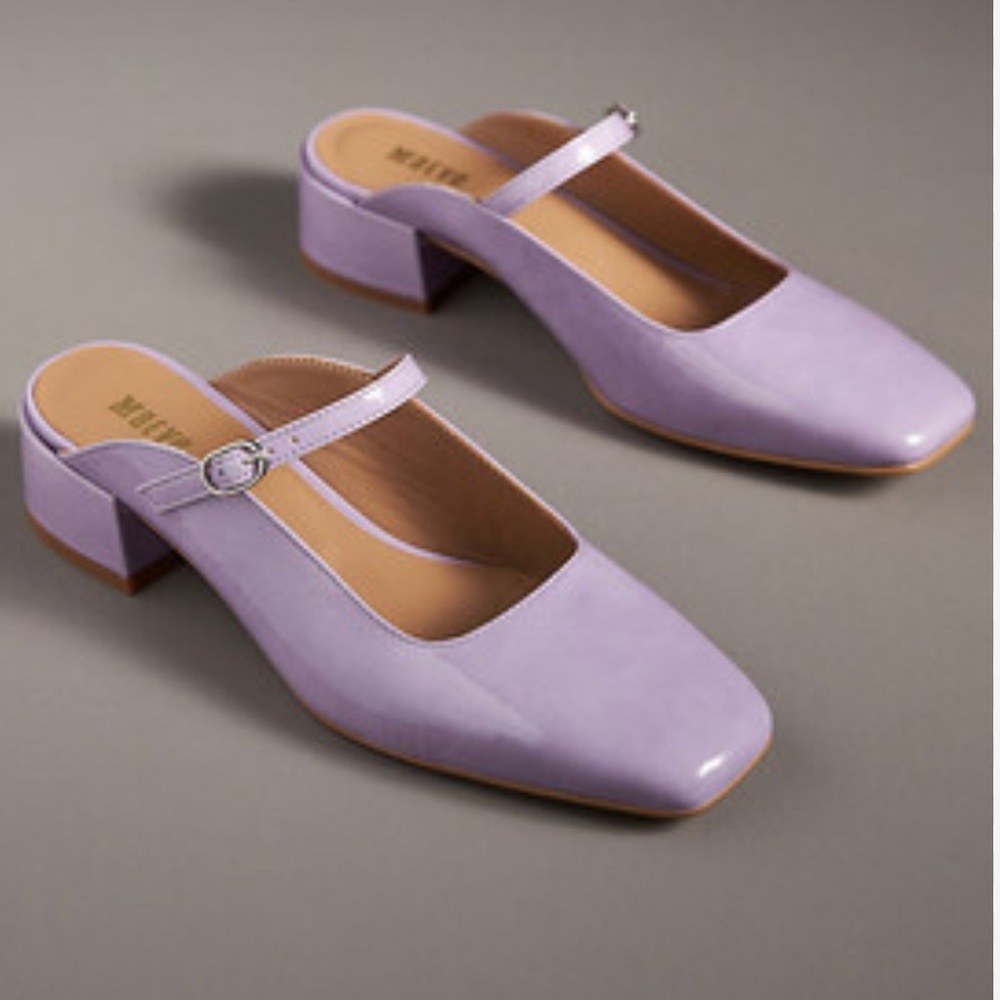 Matisse Women's Lilac Block Heel Shoes